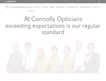 Tablet Screenshot of connollyopticians.com